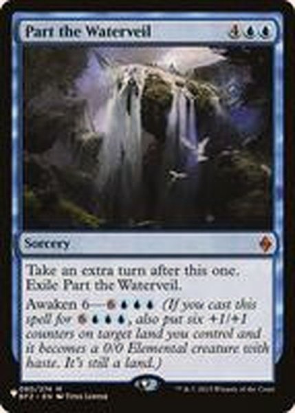 画像1: [EX+]水の帳の分離/Part the Waterveil《英語》【Reprint Cards(The List)】 (1)