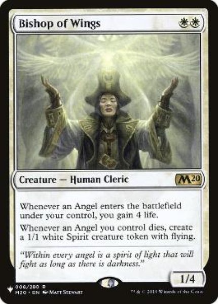 画像1: 翼の司教/Bishop of Wings《英語》【Reprint Cards(Secret Lair Commander)】 (1)