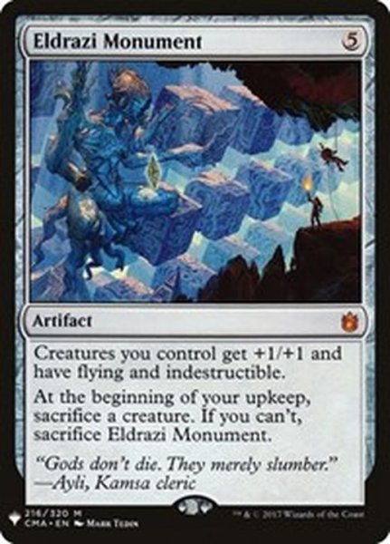 画像1: [EX]エルドラージの碑/Eldrazi Monument《英語》【Reprint Cards(Mystery Booster)】 (1)