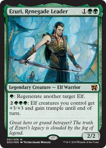 画像1: [EX+]背教の主導者、エズーリ/Ezuri, Renegade Leader《英語》【Duel Decks: Elves vs. Inventors】 (1)