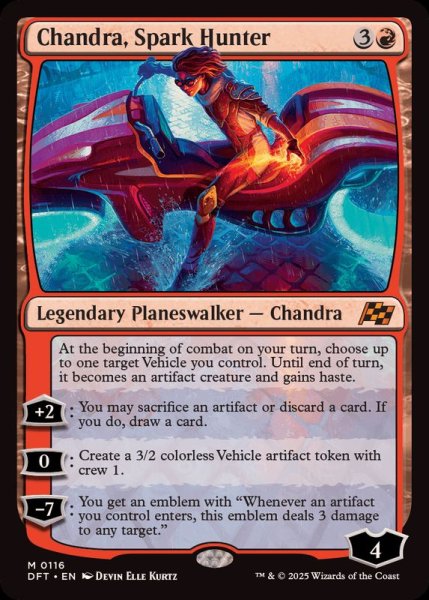 画像1: (FOIL)灯を追う者、チャンドラ/Chandra, Spark Hunter《英語》【DFT】 (1)