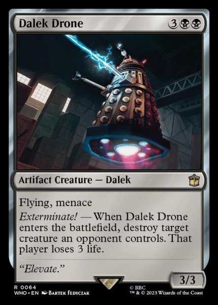 画像1: (FOIL)ダーレクのドローン/Dalek Drone《英語》【WHO】 (1)