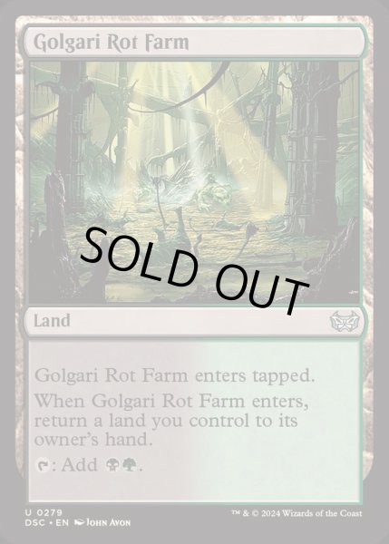 画像1: ゴルガリの腐敗農場/Golgari Rot Farm《英語》【DSC】 (1)