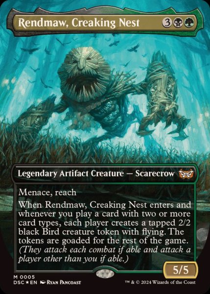 画像1: (FOIL)(フルアート)軋む巣、引き裂き口/Rendmaw, Creaking Nest《英語》【DSC】 (1)