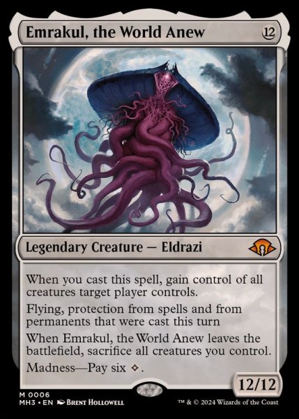 画像1: (FOIL)再誕世界、エムラクール/Emrakul, the World Anew《英語》【MH3】 (1)