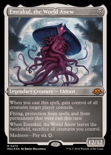 画像1: (エッチングFOIL)再誕世界、エムラクール/Emrakul, the World Anew《英語》【MH3】 (1)