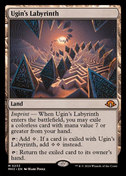 画像1: (FOIL)ウギンの迷宮/Ugin's Labyrinth《英語》【MH3】 (1)