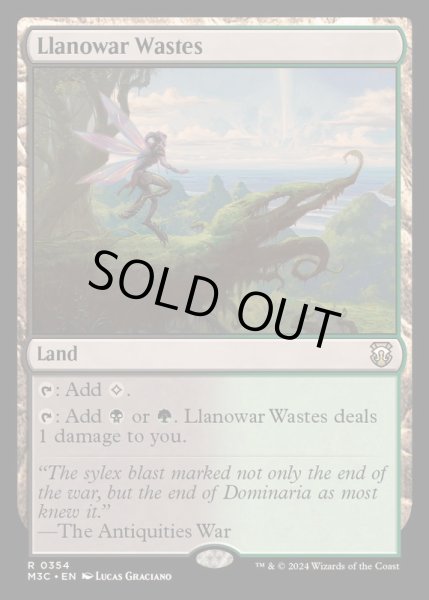 画像1: [EX+]ラノワールの荒原/Llanowar Wastes《英語》【M3C】 (1)