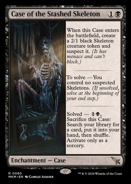 画像1: (FOIL)謎の骸骨の事件/Case of the Stashed Skeleton《英語》【MKM】 (1)