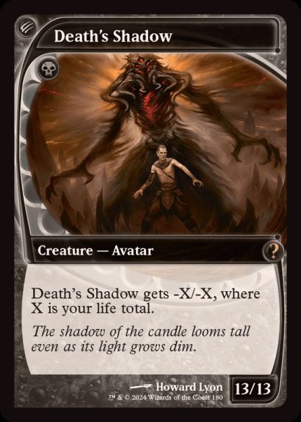 画像1: [EX]死の影/Death's Shadow《英語》【Reprint Cards(Mystery Booster2)】 (1)