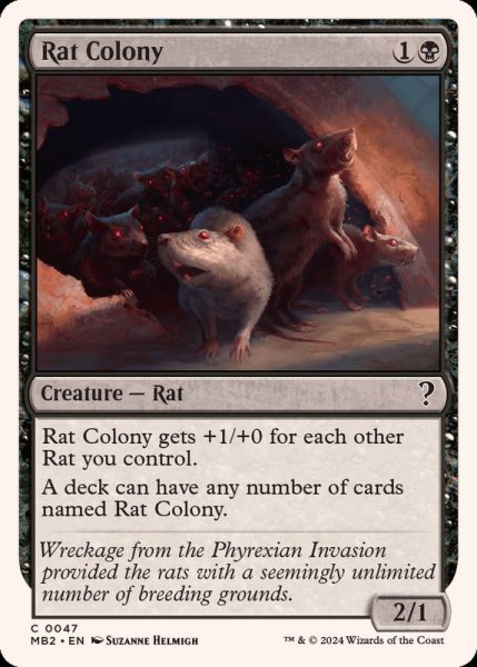 画像1: ネズミの群棲/Rat Colony《英語》【Reprint Cards(Mystery Booster2)】 (1)