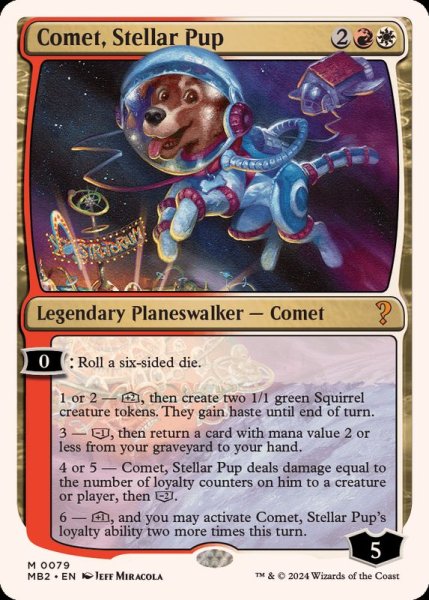 画像1: Comet, Stellar Pup《英語》【Reprint Cards(Mystery Booster2)】 (1)