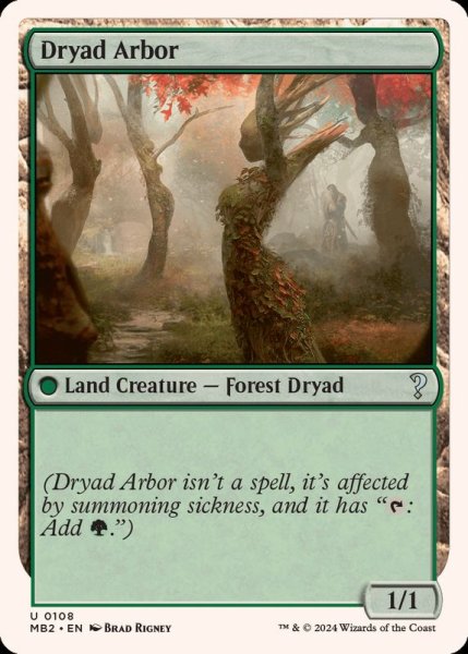 画像1: ドライアドの東屋/Dryad Arbor《英語》【Reprint Cards(Mystery Booster2)】 (1)