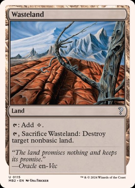 画像1: [EX+]不毛の大地/Wasteland《英語》【Reprint Cards(Mystery Booster2)】 (1)