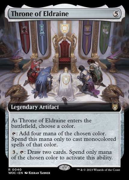 画像1: (フルアート)エルドレインの玉座/Throne of Eldraine《英語》【WOC】 (1)