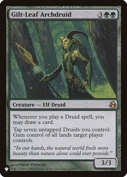 画像1: 光り葉の大ドルイド/Gilt-Leaf Archdruid《英語》【Reprint Cards(The List)】 (1)