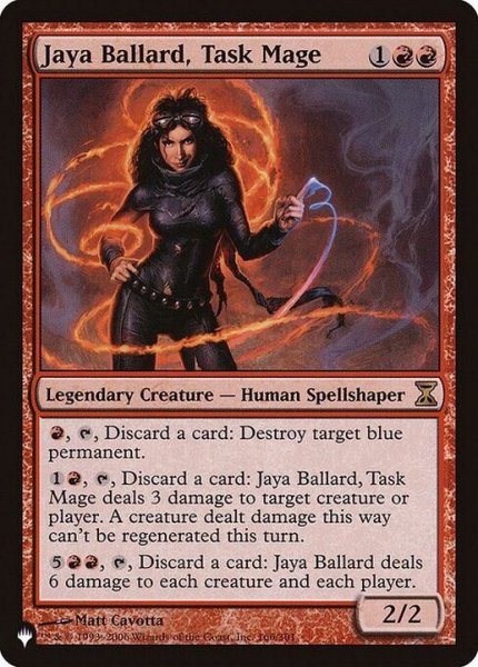 画像1: [EX+]特務魔道士ヤヤ・バラード/Jaya Ballard, Task Mage《英語》【Reprint Cards(The List)】 (1)