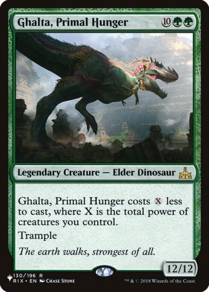 画像1: 原初の飢え、ガルタ/Ghalta, Primal Hunger《英語》【Reprint Cards(The List)】 (1)