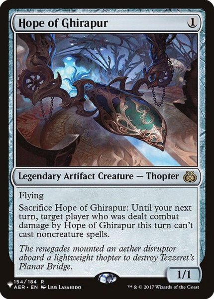 画像1: ギラプールの希望/Hope of Ghirapur《英語》【Reprint Cards(The List)】 (1)