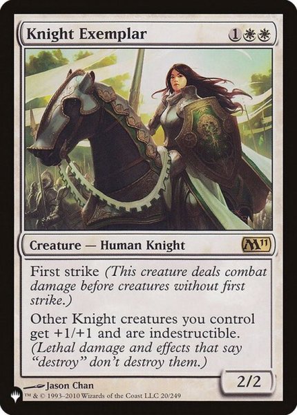 画像1: 模範の騎士/Knight Exemplar《英語》【Reprint Cards(The List)】 (1)