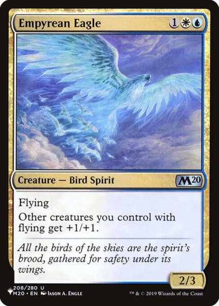 画像1: [EX+]天穹の鷲/Empyrean Eagle《英語》【Reprint Cards(The List)】 (1)