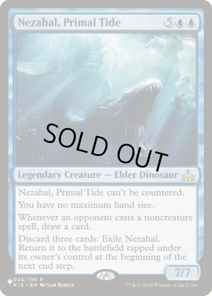 画像1: 原初の潮流、ネザール/Nezahal, Primal Tide《英語》【Reprint Cards(The List)】 (1)