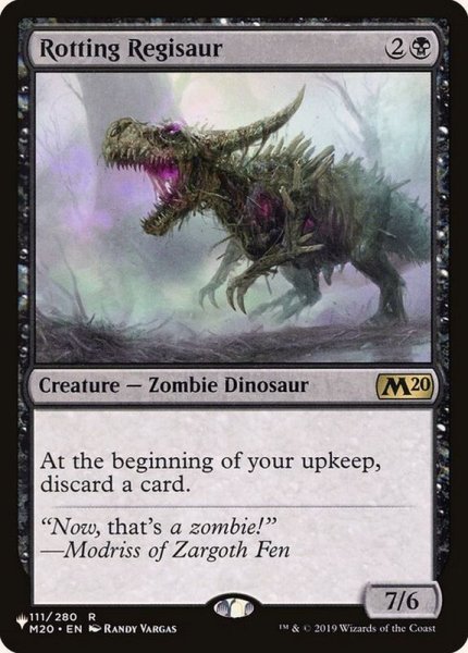 画像1: 朽ちゆくレギサウルス/Rotting Regisaur《英語》【Reprint Cards(The List)】 (1)