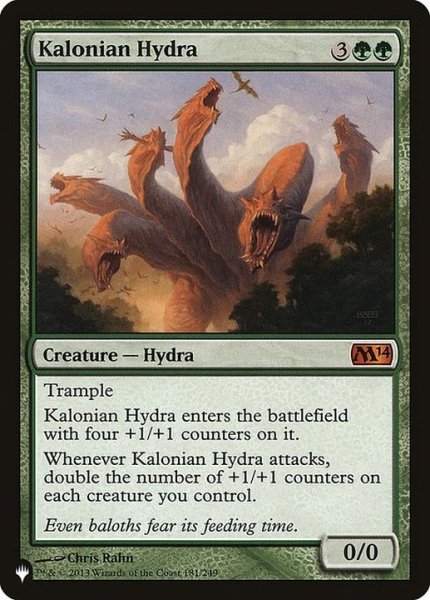 画像1: [EX]カロニアのハイドラ/Kalonian Hydra《英語》【Reprint Cards(The List)】 (1)