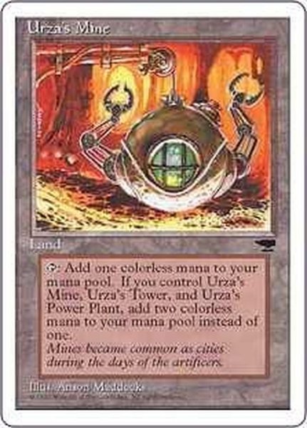 画像1: [EX+](黒枠)(ClawedSphere)ウルザの鉱山/Urza's Mine《日本語》【CHR】 (1)