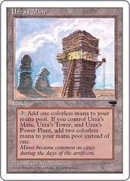 画像1: [EX+](黒枠)(Tower)ウルザの鉱山/Urza's Mine《日本語》【CHR】 (1)