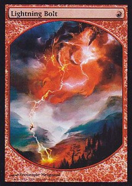 画像1: (FOIL)稲妻/Lightning Bolt《英語》【Magic Player Rewards】 (1)