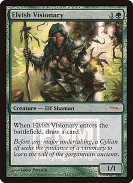 画像1: [EX+](FOIL)エルフの幻想家/Elvish Visionary《英語》【FNM Promos】 (1)