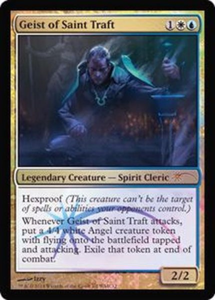 画像1: [EX+](FOIL)聖トラフトの霊/Geist of Saint Traft《英語》【WMCQ Promo Cards】 (1)