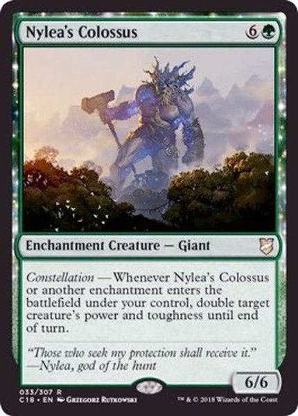 画像1: [EX+]ナイレアの巨人/Nylea's Colossus《英語》【Commander 2018】 (1)