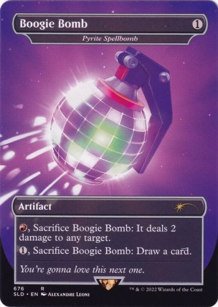 画像1: (FOIL)(676)Boogie Bomb　//　黄鉄の呪文爆弾/Pyrite Spellbomb《英語》【SLD】 (1)