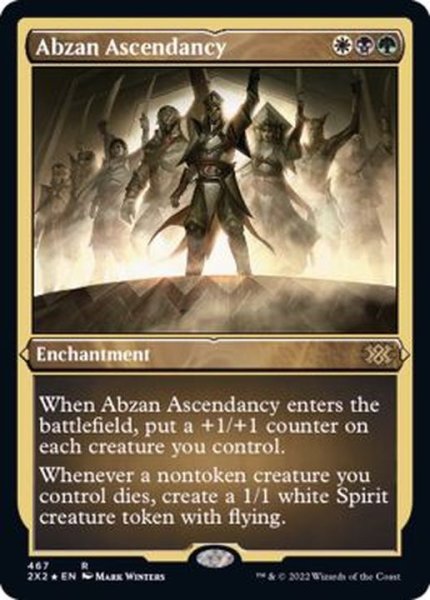 画像1: (エッチングFOIL)アブザンの隆盛/Abzan Ascendancy《英語》【2X2】 (1)