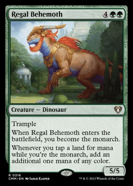 画像1: (FOIL)絢爛なビヒモス/Regal Behemoth《英語》【CMM】 (1)