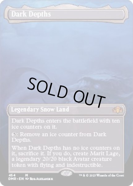 本物の MTG MTG 4枚 《暗黒の深部/Dark 英語版 Depths》旧枠 《暗黒の