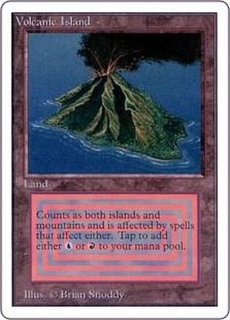 volcanic island - カードラッシュ[MTG]