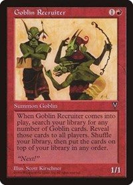 画像1: [EX]ゴブリン徴募兵/Goblin Recruiter《英語》【VIS】 (1)