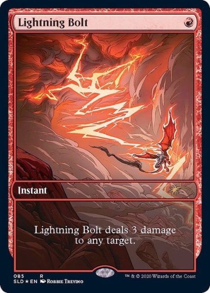 画像1: (FOIL)(085)稲妻/Lightning Bolt《英語》【SLD】 (1)