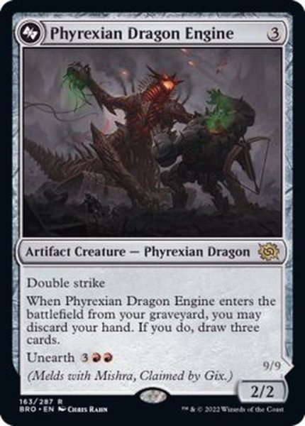 画像1: ファイレクシアのドラゴン・エンジン/Phyrexian Dragon Engine《英語》【BRO】 (1)