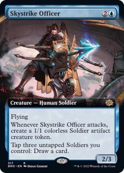 画像1: (FOIL)(フルアート)天空射の士官/Skystrike Officer《英語》【BRO】 (1)