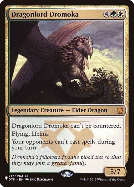 画像1: 龍王ドロモカ/Dragonlord Dromoka《英語》【Reprint Cards(The List)】 (1)