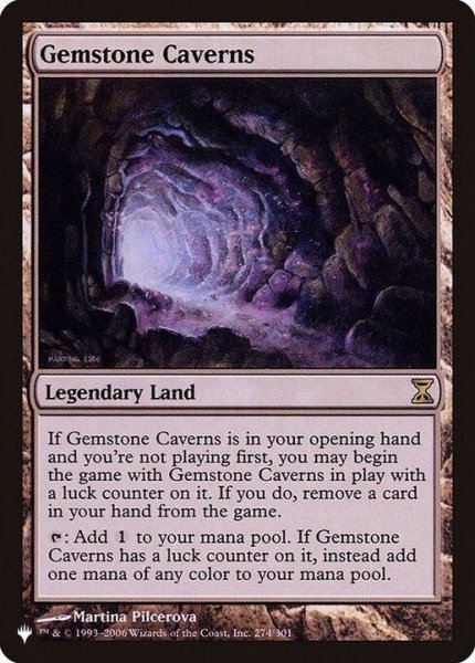 画像1: 宝石の洞窟/Gemstone Caverns《英語》【Reprint Cards(The List)】 (1)