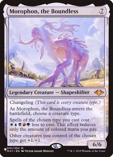 画像1: [EX]限りないもの、モロフォン/Morophon, the Boundless《英語》【Reprint Cards(The List)】 (1)