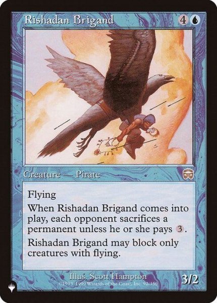 画像1: [EX+]リシャーダの盗賊/Rishadan Brigand《英語》【Reprint Cards(The List)】 (1)