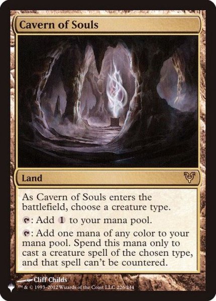 画像1: [EX+]魂の洞窟/Cavern of Souls《英語》【Reprint Cards(The List)】 (1)