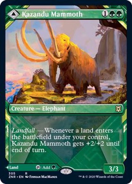 画像1: (ショーケース枠)カザンドゥのマンモス/Kazandu Mammoth《英語》【ZNR】 (1)