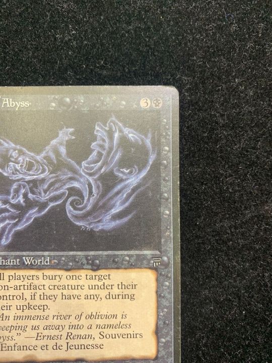 ノークレー ヤフオク! - MTG The Abyss 英語版 LEG 黒 R ノーリター